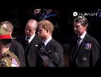 شاهد  مراسم تشييع جنازة الأمير فيليب زوج ملكة بريطانيا
