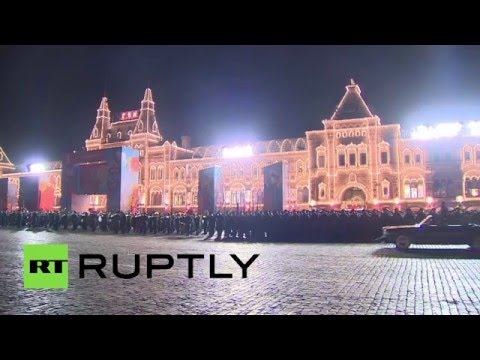 شاهد بروفة للاستعراض العسكري بمناسبة عيد النصر في موسكو