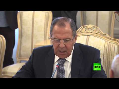 بالفيديو  سيرغي لافروف يلتقي المبعوث الأممي إلى سورية ستيفان دي ميستورا في موسكو