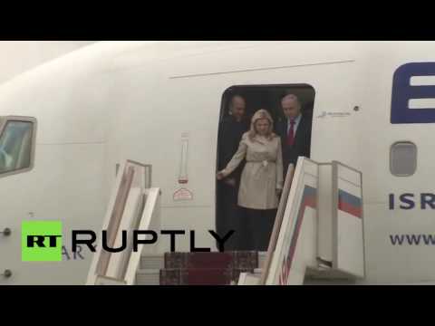 وصول رئيس الوزراء الإسرائيلي بنيامين نتنياهو إلى موسكو