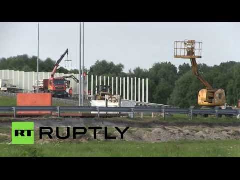 بالفيديو سياج جديد يحمي نفقا تحت بحر المانش