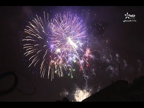 شاهد الألعاب النارية في سماء تطوان احتفالا بذكرى عيد العرش المجيد