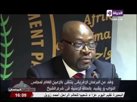 بالفيديو وفد من البرلمان الأفريقي يلتقي بالأمين العام لمجلس النواب المصري