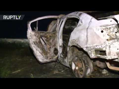 شاهد  مقتل 3 مسلحين أطلقوا النار على رجال الشرطة في داغستان