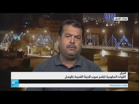 شاهد القوات العراقية تدخل الزنجيلي وتصل إلى الطوق الأخير للموصل القديمة