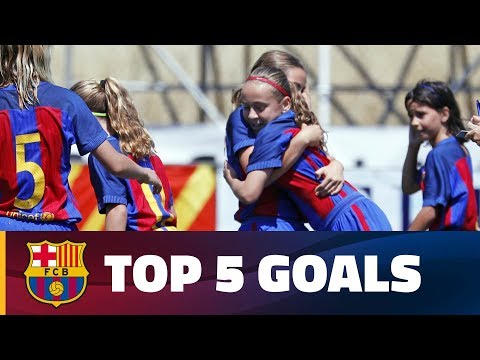 أفضل 5 أهداف لشباب أكاديمية برشلونة الماسية