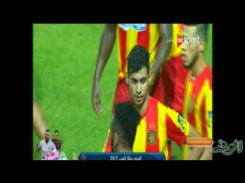 فرحة لاعبي الترجي التونسي بعد هدف الفوز