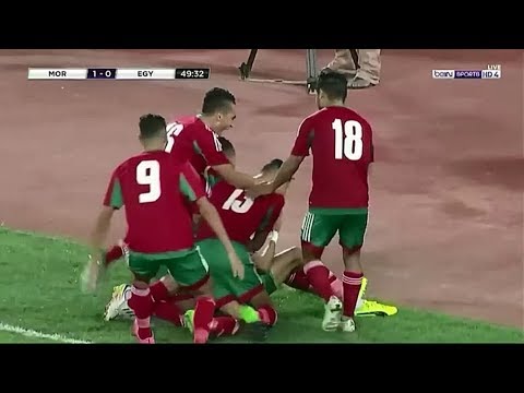 الهدف الأول للمنتخب المغربي في مرمى نظيره المصري