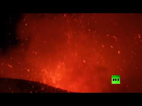 شاهدثوران جديد لبركان إيتنا