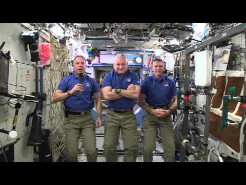 رواد محطة الفضاء الدولية يرسلون تهنئة العام الجديد